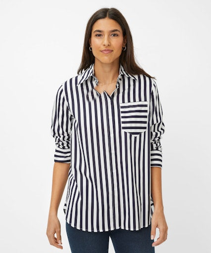 Blouses lange mouw navy BRAX
