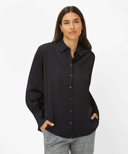 Blouses lange mouw zwart BRAX