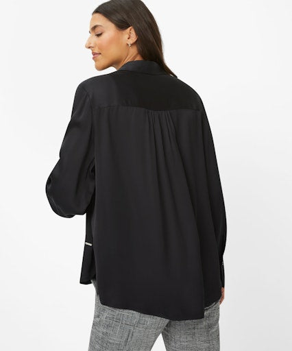 Blouses lange mouw zwart BRAX
