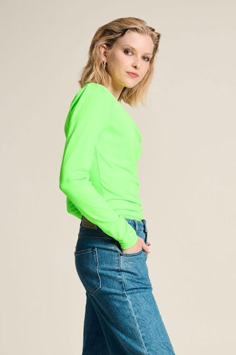 T-shirts lange mouw groen POM Amsterdam