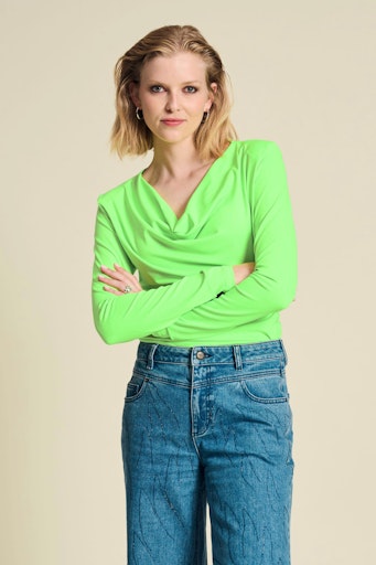 T-shirts lange mouw groen POM Amsterdam