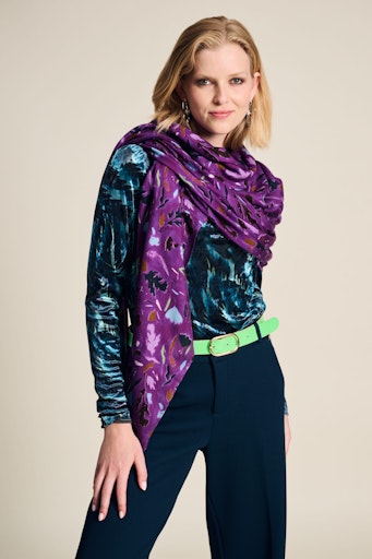 Sjaals paars POM Amsterdam