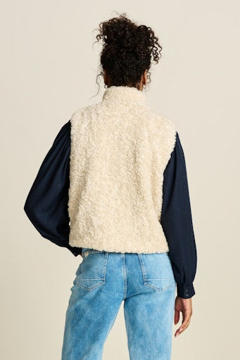 Bodywarmers wit POM Amsterdam