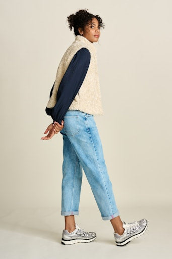 Bodywarmers wit POM Amsterdam