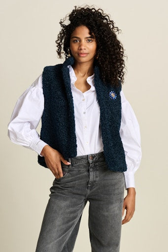 Bodywarmers blauw POM Amsterdam