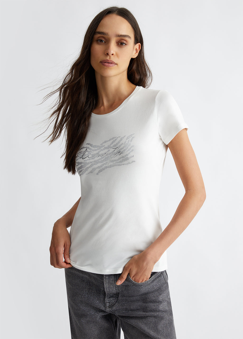 T-shirts korte mouw wit Liu Jo