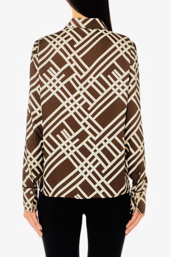 Blouses lange mouw bruin Liu Jo Black