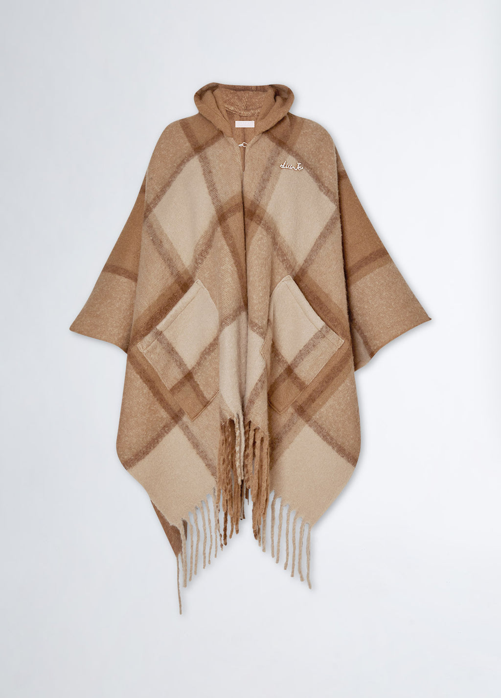 Poncho's beige Liu Jo