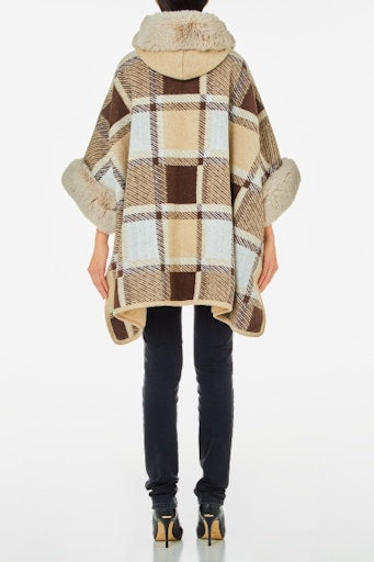 Poncho's beige Liu Jo