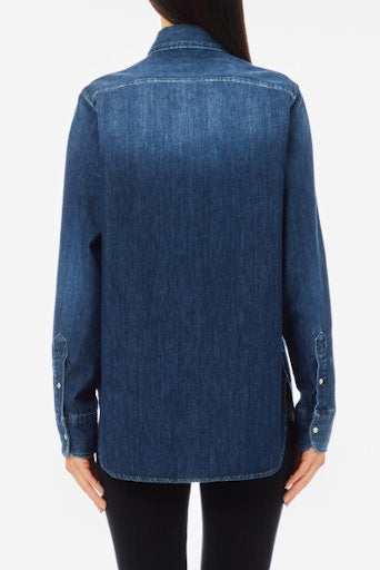 Blouses lange mouw blauw Liu Jo