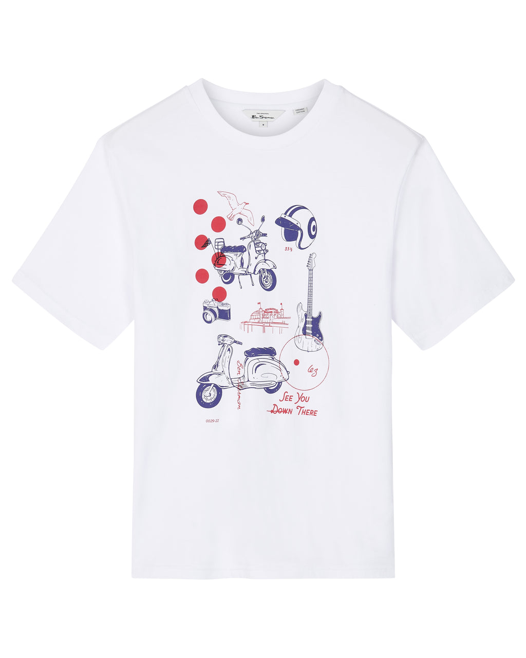 T-shirts korte mouw wit Ben Sherman