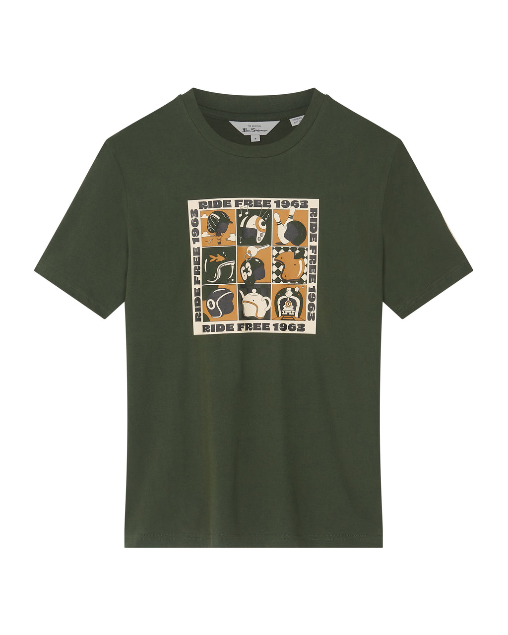 T-shirts korte mouw groen Ben Sherman