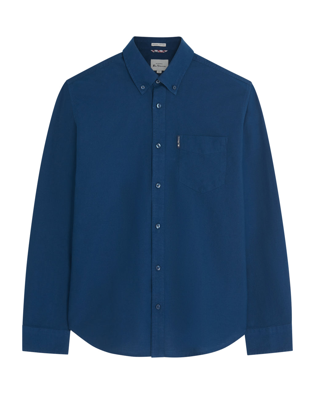 Hemden lange mouw blauw Ben Sherman