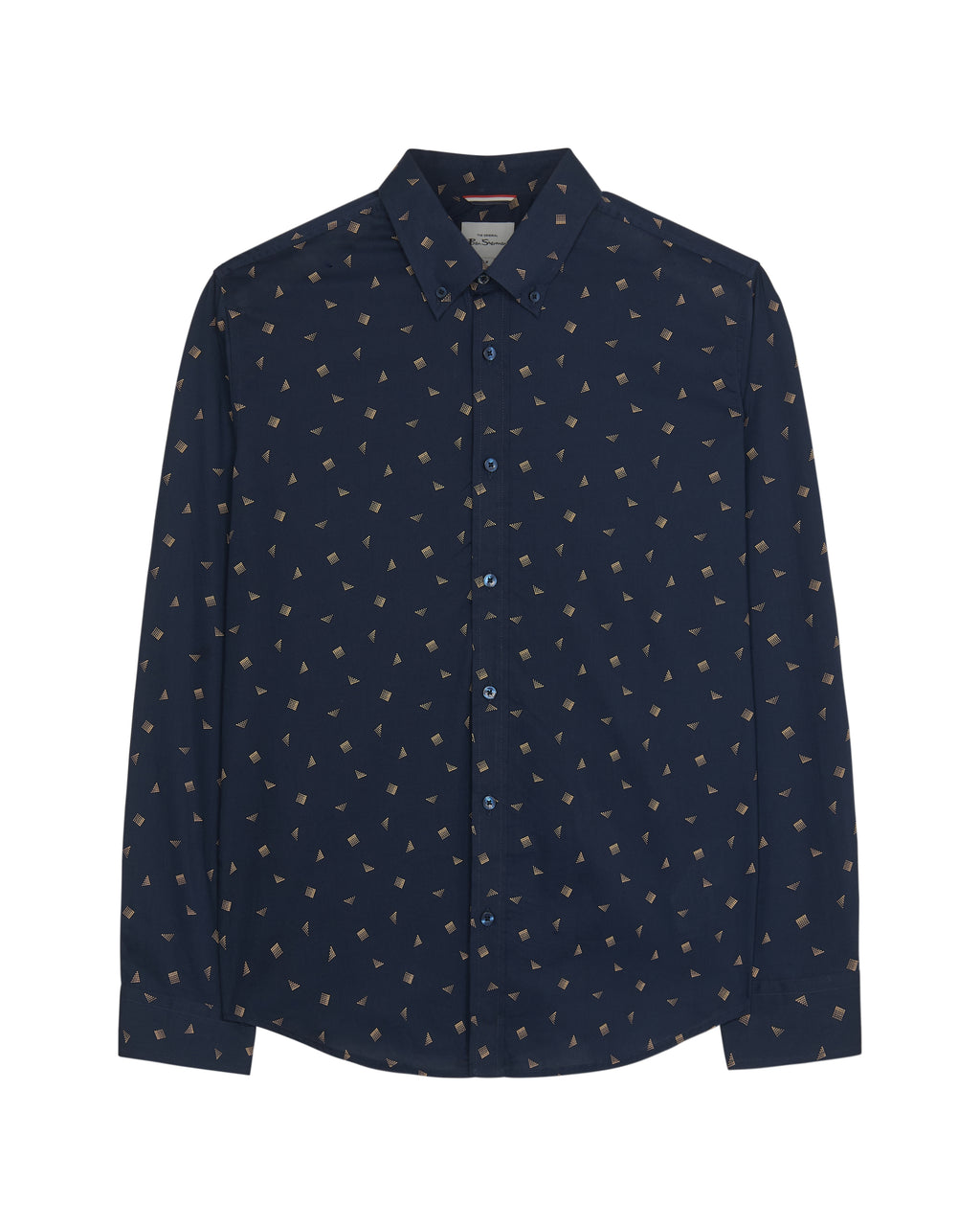 Hemden lange mouw navy Ben Sherman