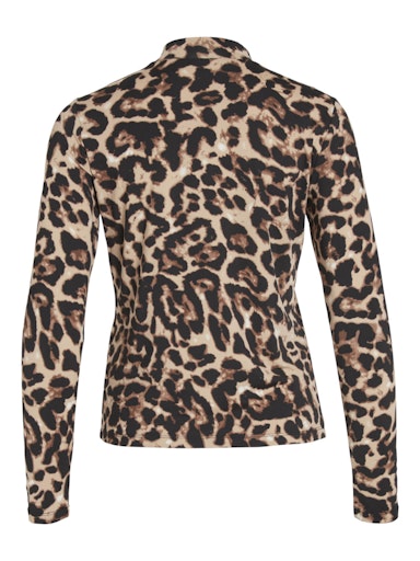 T-shirts lange mouw bruin VILA