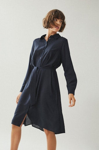 Jurken lange mouw zwart VILA