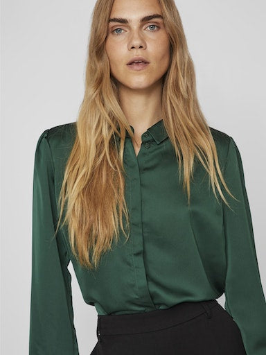 Blouses lange mouw groen VILA