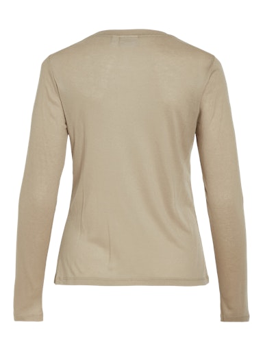 T-shirts lange mouw grijs VILA
