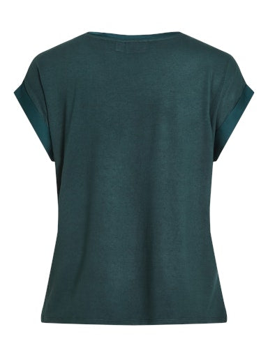 Blouses korte mouw groen VILA