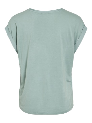 Blouses korte mouw blauw VILA