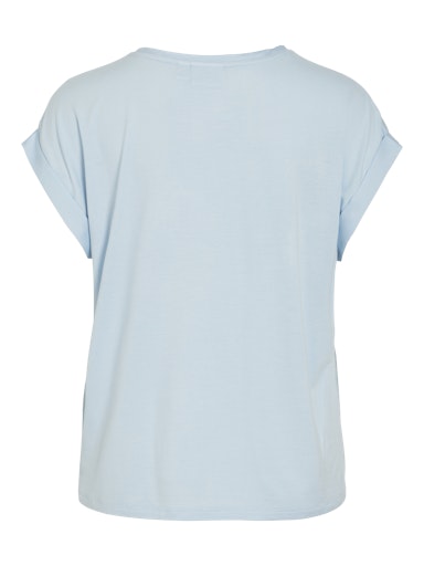 Blouses korte mouw blauw VILA