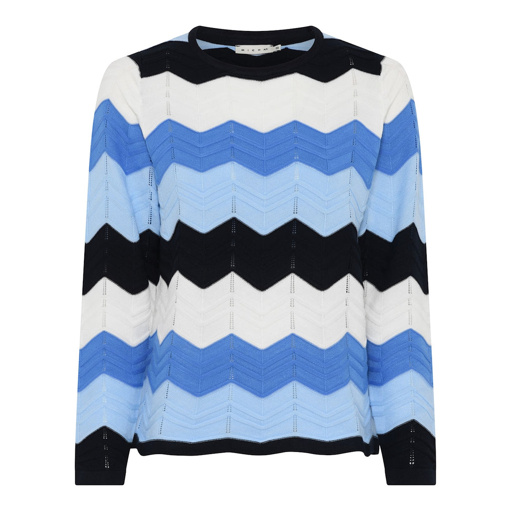 Pulls blauw Micha