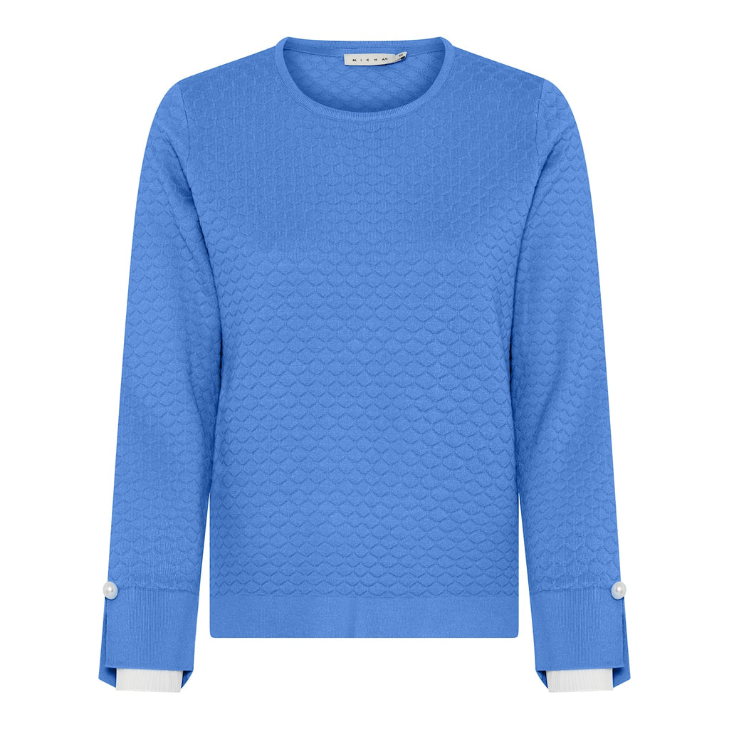 Pulls blauw Micha