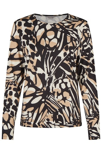 T-shirts lange mouw multicolor Barbara Lebek