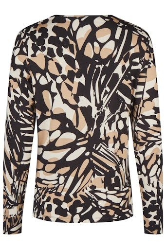 T-shirts lange mouw multicolor Barbara Lebek