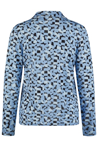 Blouses lange mouw blauw Barbara Lebek
