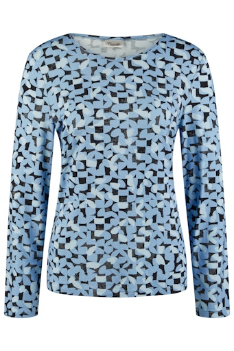 T-shirts lange mouw blauw Barbara Lebek