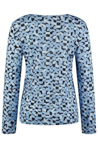 T-shirts lange mouw blauw Barbara Lebek