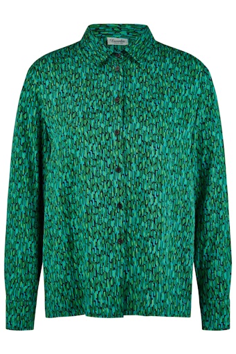 Blouses lange mouw groen Barbara Lebek
