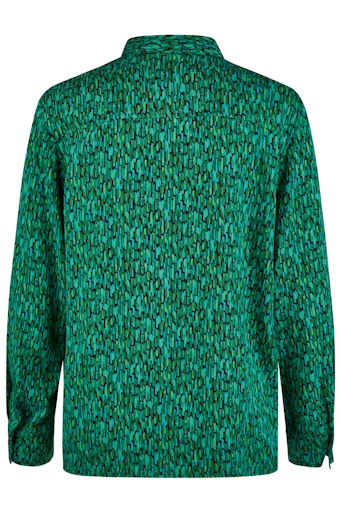 Blouses lange mouw groen Barbara Lebek