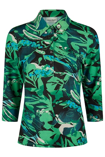 Polo's lange mouw multicolor Barbara Lebek