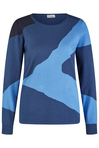Pulls blauw Barbara Lebek
