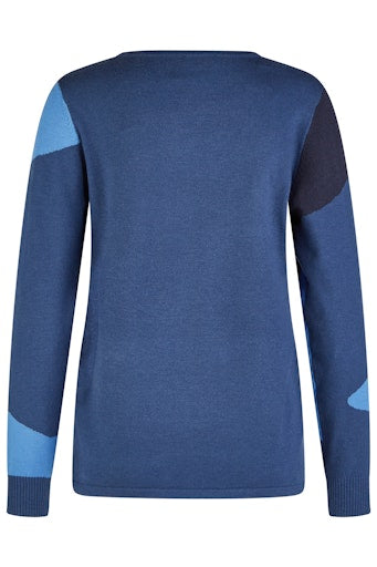 Pulls blauw Barbara Lebek