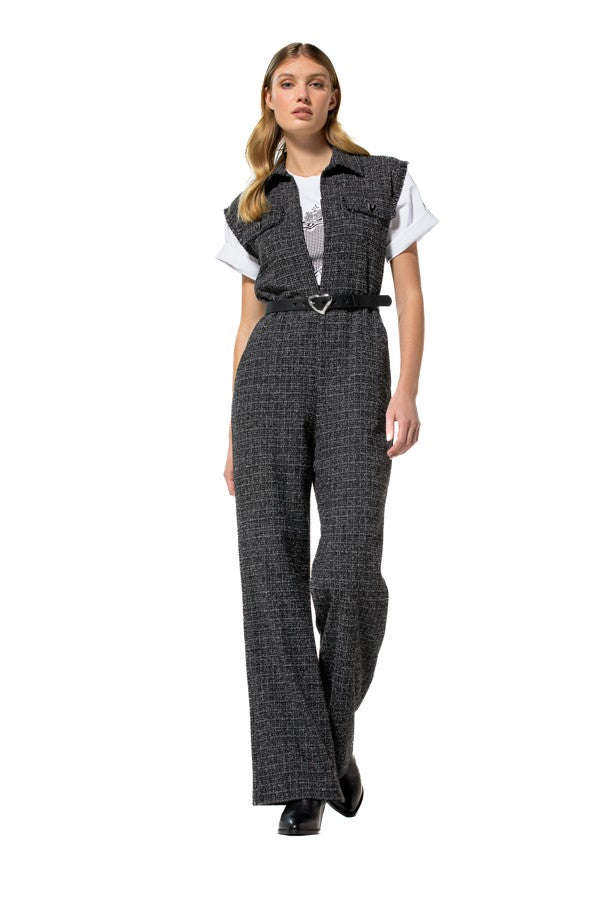 Jumpsuits zonder mouw zwart Caroline Biss
