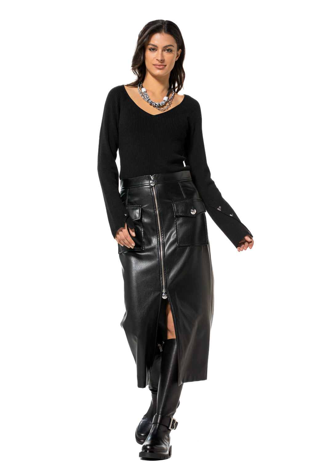 Pulls zwart Caroline Biss