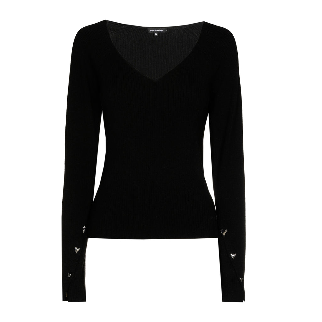 Pulls zwart Caroline Biss