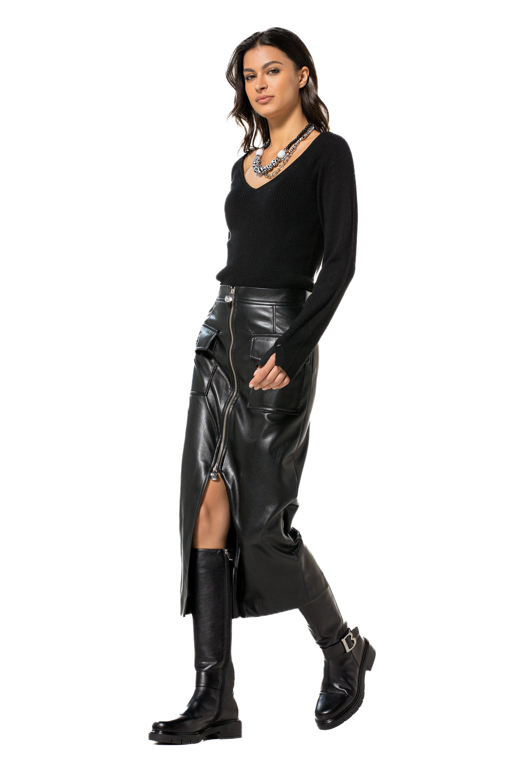 Pulls zwart Caroline Biss