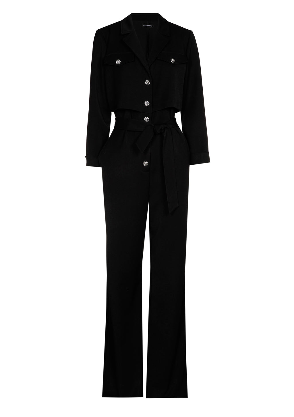 Jumpsuits lange mouw zwart Caroline Biss