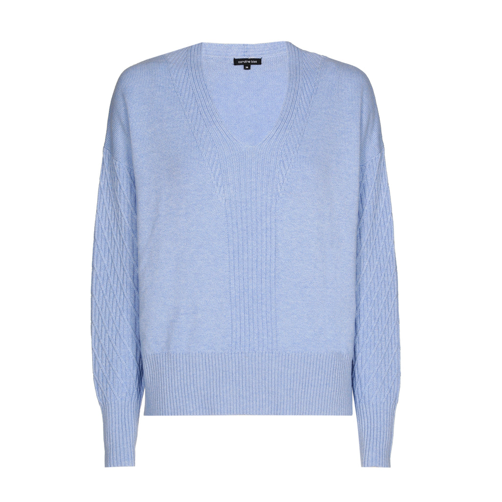 Pulls blauw Caroline Biss