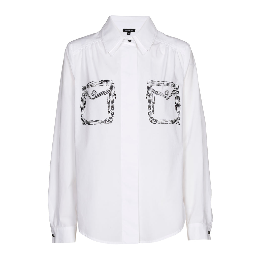 Blouses lange mouw wit Caroline Biss