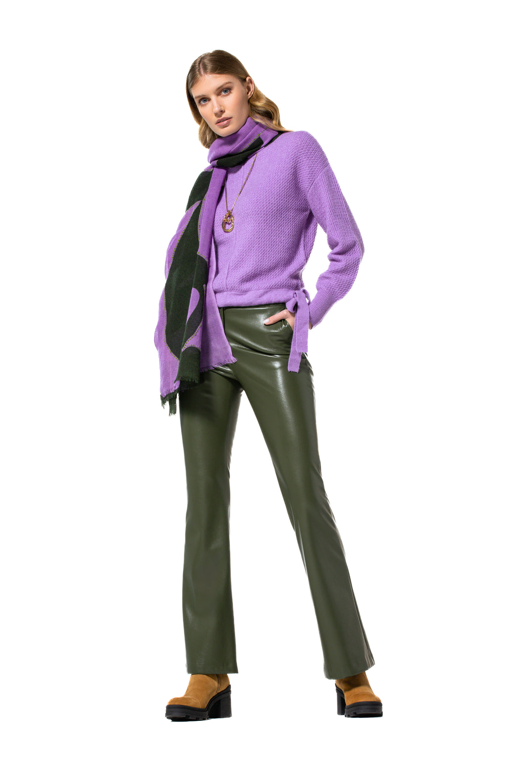 Broeken groen Caroline Biss