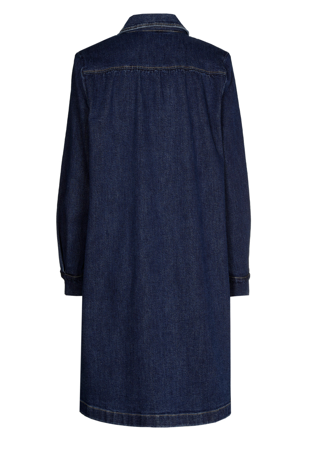 Jurken lange mouw blauw Caroline Biss