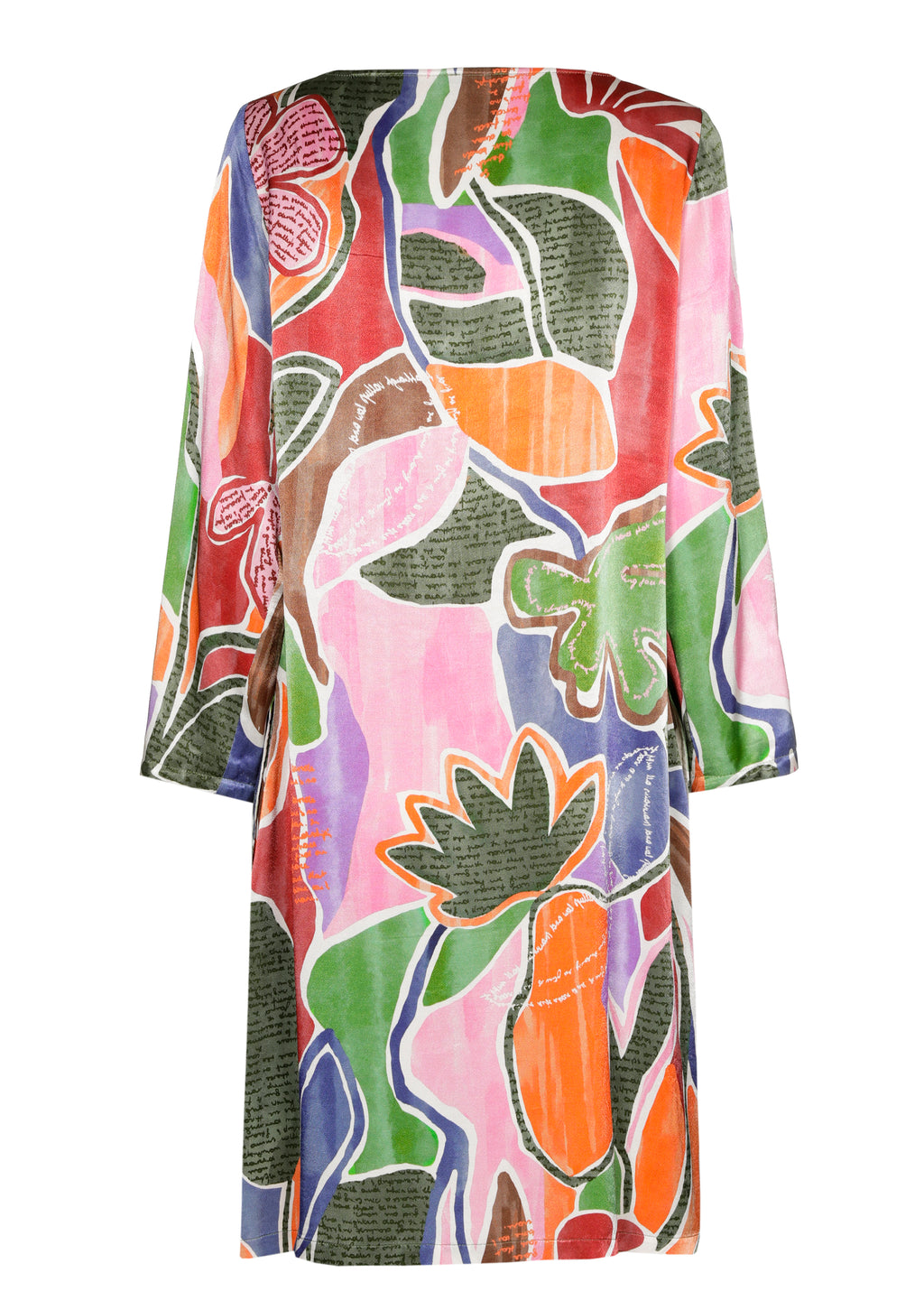 Jurken lange mouw multicolor Caroline Biss