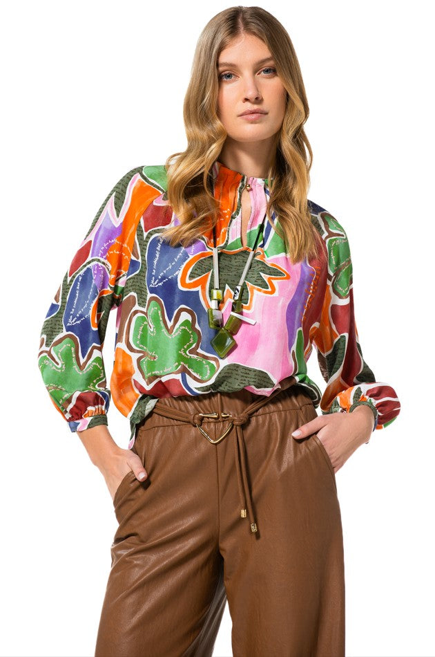Blouses lange mouw multicolor Caroline Biss