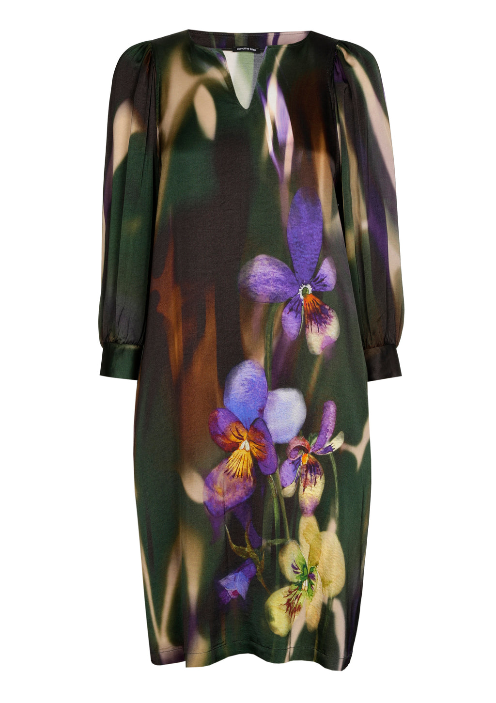 Jurken lange mouw multicolor Caroline Biss