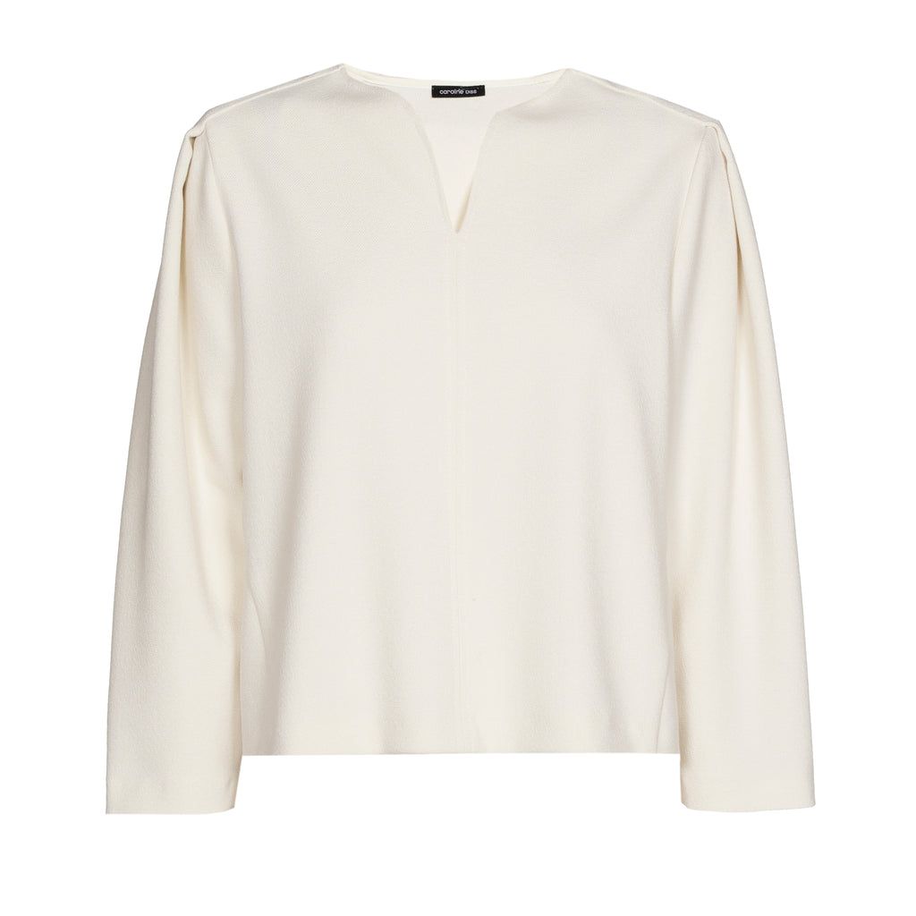 Blouses lange mouw beige Caroline Biss
